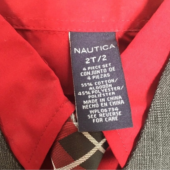 Nautica Toddler Boys 4 pc Matching Set Suit Outfit Size 2T. - Picture 3 of 7